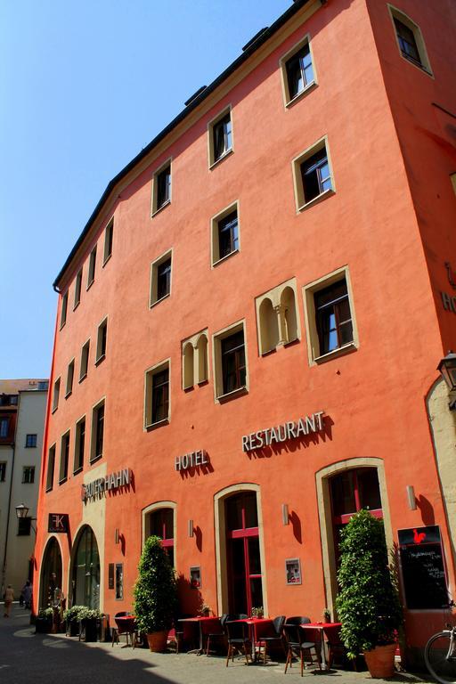 Hotel Roter Hahn Ratisbona Exterior foto